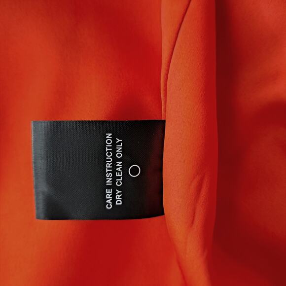 Lovers & Friends Lazo One Shoulder Midi Dress Size Small 2-4 in Blood Orange - Picture 11 of 12